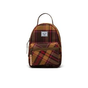 Herschel Supply Co. Nova Mini 9L Backpack Chestnut Plaid Brown Pink